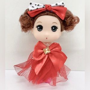 JARU Baby Doll In Red Tulle Dress